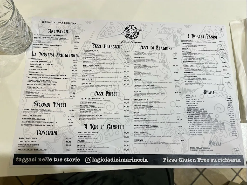 Menu_PIZZERIA LEONE GENNARO _Mondragone_image_1