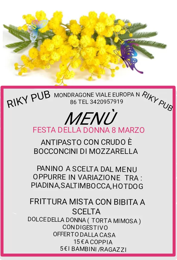 Menu_PANINOTECA, FRIGGITORIA RIKY PUB_Mondragone_image_1