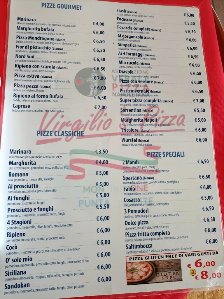 Menu_Virgilio's Pizza_Mondragone_image_1