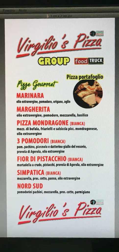 Menu_Virgilio's Pizza_Mondragone_image_3