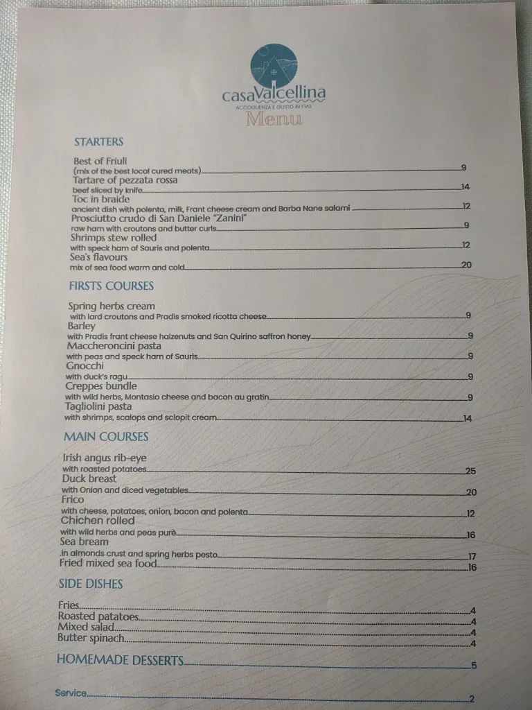 Menu_Casa Valcellina | Albergo e Ristorante_Montereale_image_1