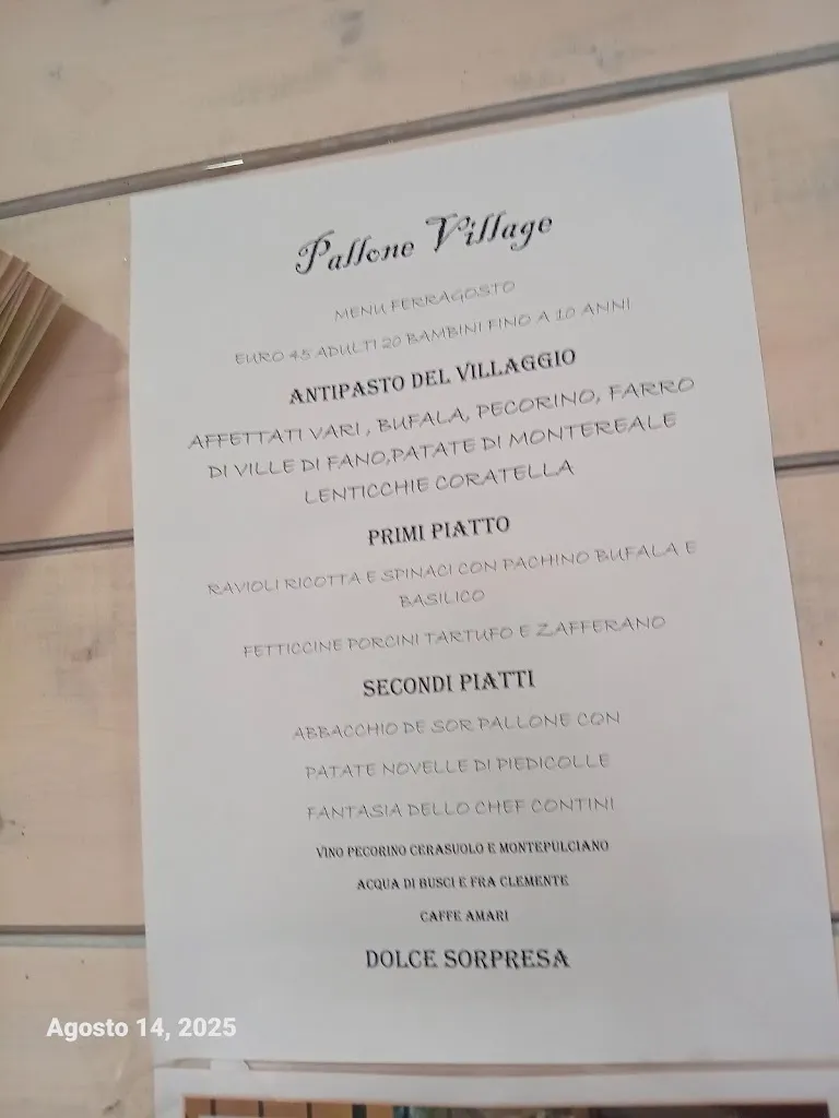 Menu_Pallone Village_Montereale_image_1