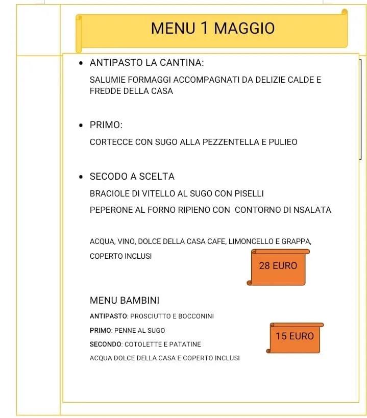 Menu_Trattoria La Cantina di M&M cucina tipica_Montesarchio_image_2