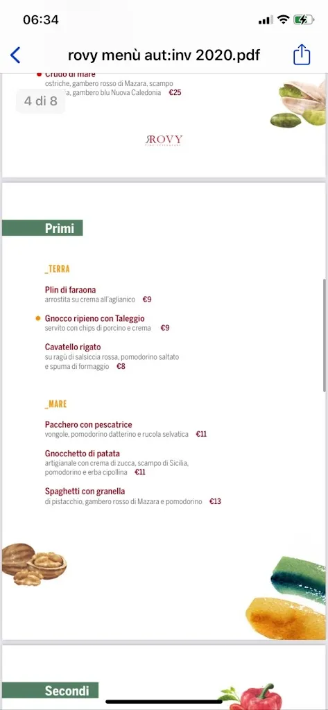 Menu_Rovy Ristorante_Montesarchio_image_3