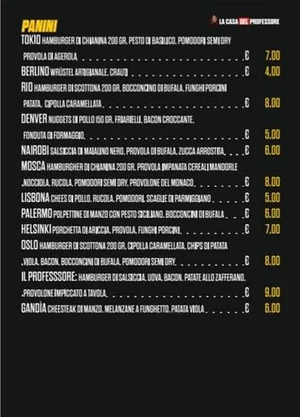 Menu_RISTOPUB LA CASA DEL PROFESSORE_Monterusciello_image_2