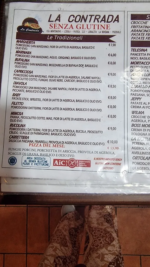 Menu_La Contrada di Tony Ristorante & Pizzeria_Monterusciello_image_2