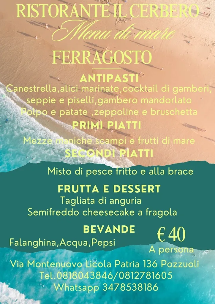 Menu_Ristorante Pizzeria il Cerbero Pozzuoli_Monterusciello_immagine_4