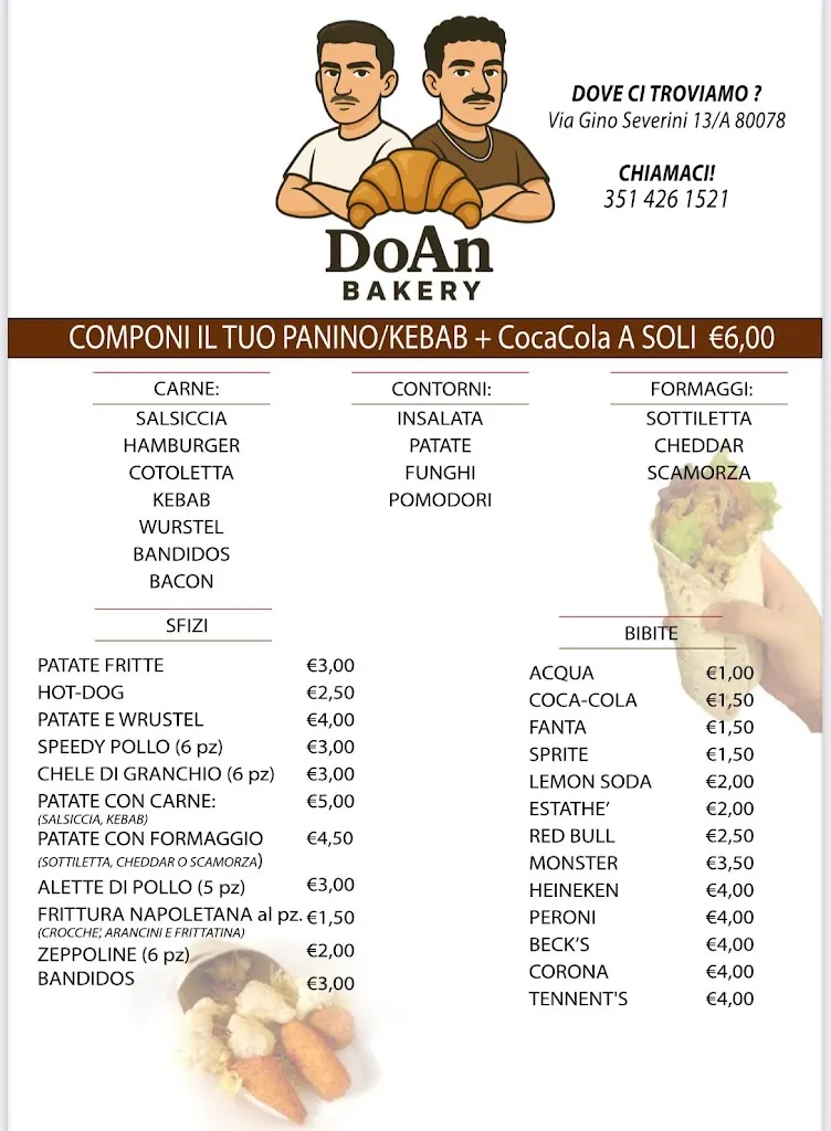 DoAn Bakery restaurant in Monterusciello