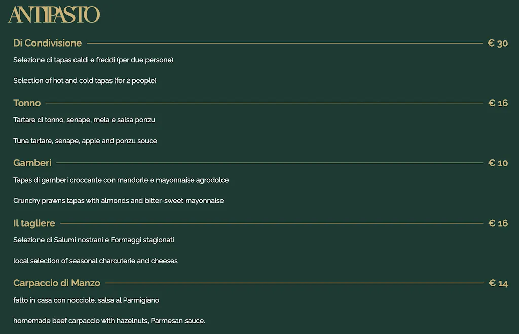 Menu_Tribus Restaurant_Monterusciello_image_1