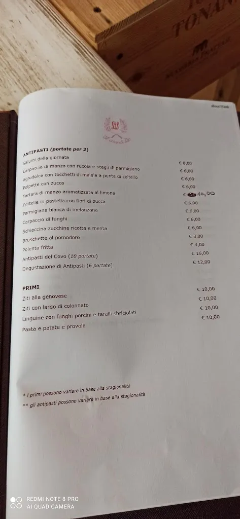 Menu_Ristorante IL COVO DI LEO_Monterusciello_image_2