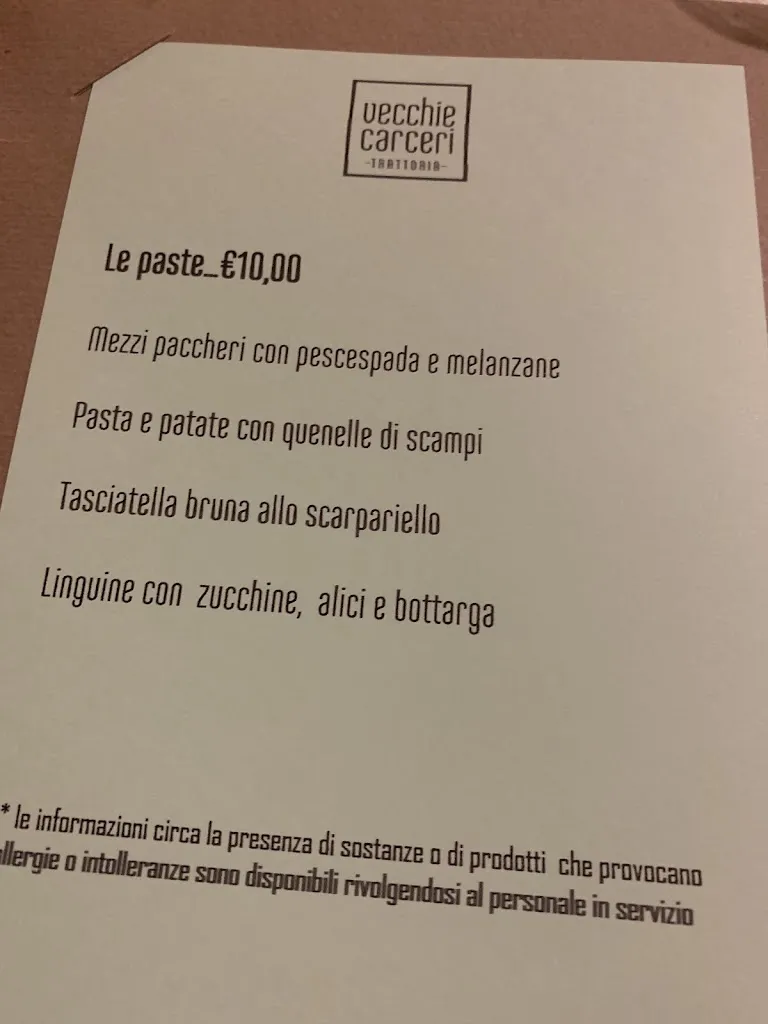 Menu_Vecchie Carceri - trattoria contemporanea_Nocera Inferiore_image_1