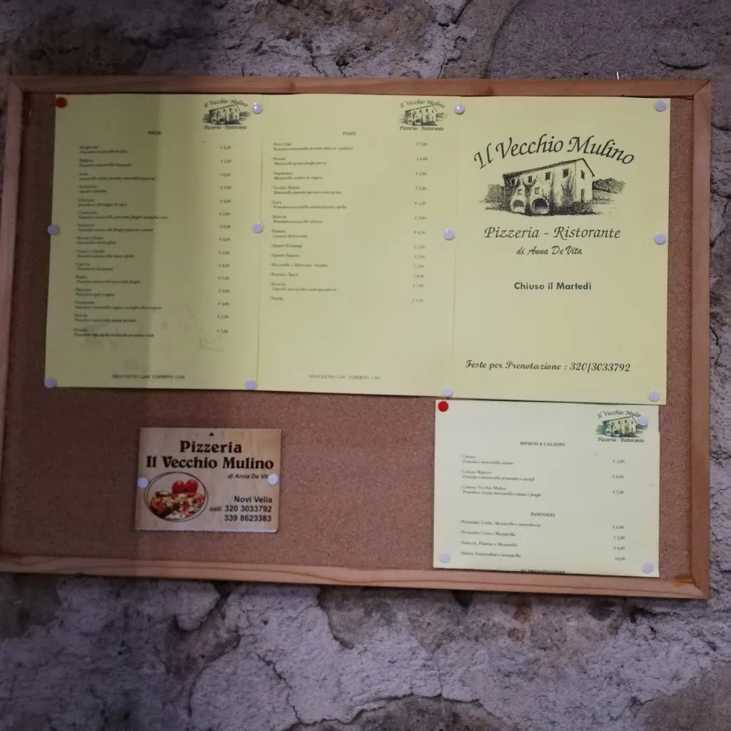 Menu_Il vecchio mulino pizzeria pub_Novi Velia_image_1