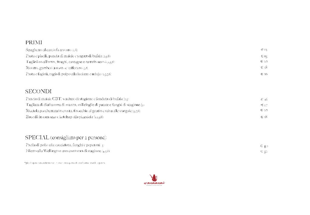 Menu_U'mammami Ristorante_Ottaviano_immagine_1