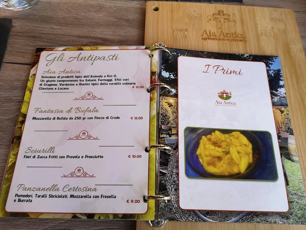 Menu_Ristorante @ Agriturismo Aia Antica_Padula_immagine_1
