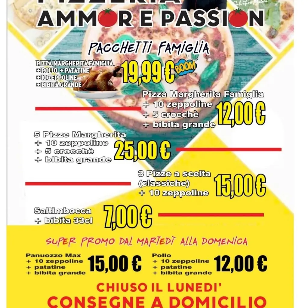 Menu_Pizzeria Ammor e Passion ORTA DI ATELLA_Orta di Atella_immagine_2