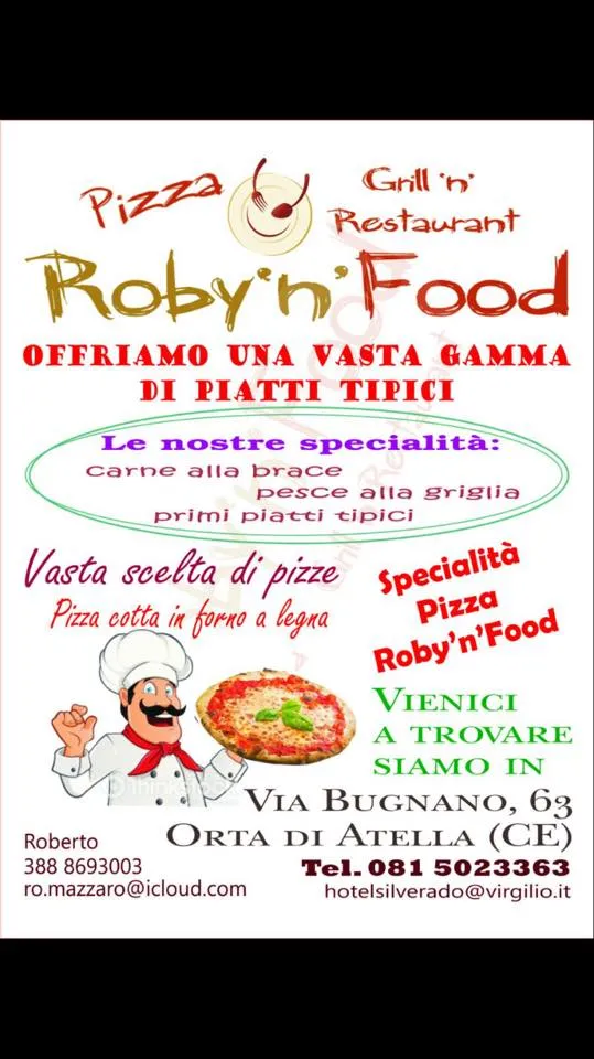 Menu_Ristorante Pizzeria Roby'n' Food - Braceria_Orta di Atella_image_2