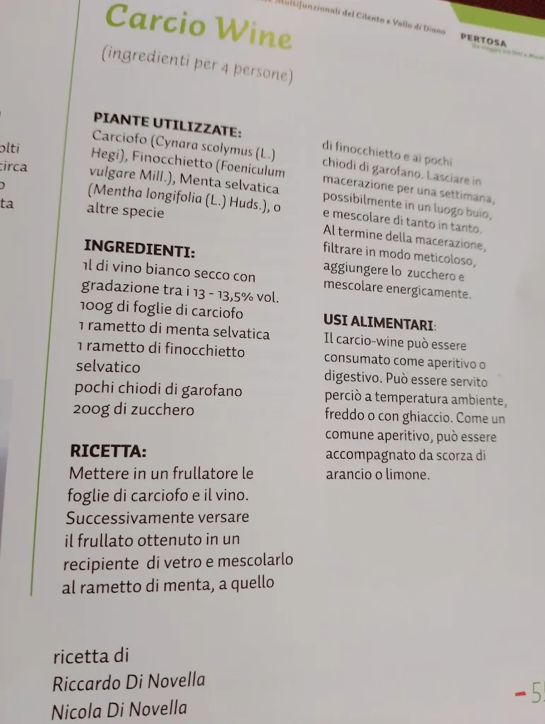 Menu_Hotel Ristorante 