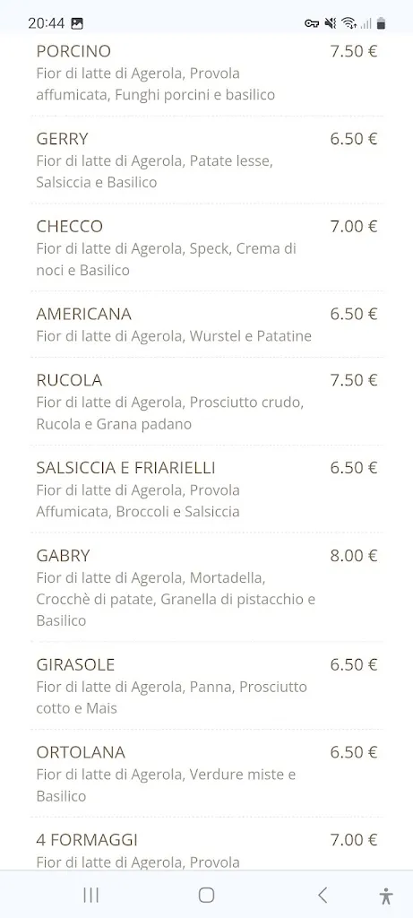 Menu_Ristorante Pizzeria La Tavernaccia_Piazza di Pandola_image_1