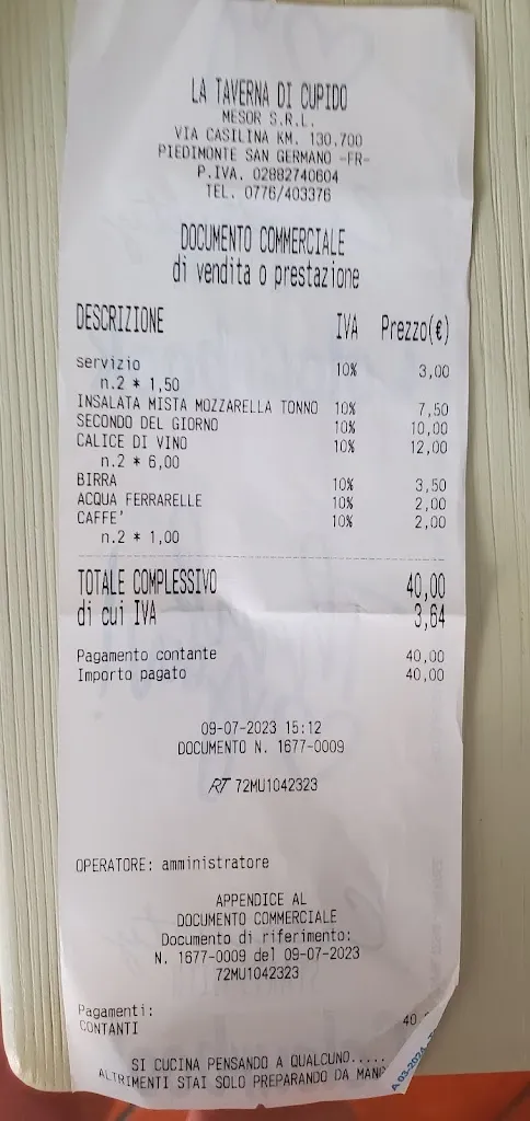 Dave J J_La Taverna di Cupido_Piedimonte_review