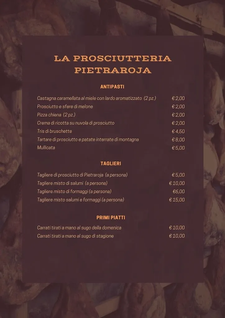 Menu_La Prosciutteria Pietraroja_Pietraroja_image_1