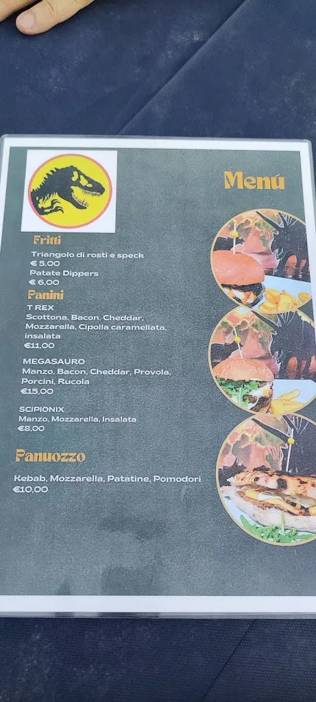 Menu_Jurassic Pub Revolution_Pietraroja_image_2