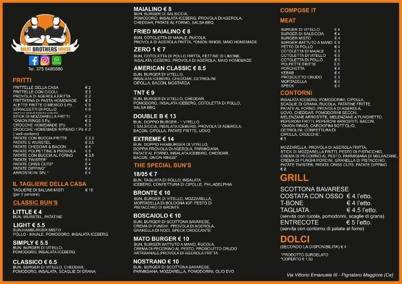 Menu_Meat Brothers House_Pignataro Maggiore_immagine_2
