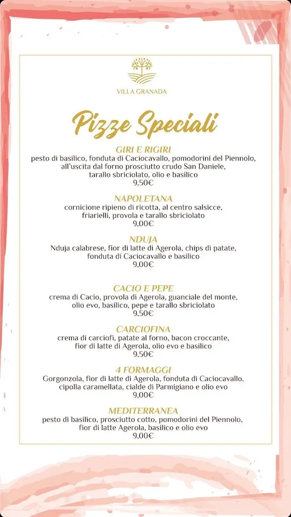 Menu_Villa Granada_Pianura_image_1