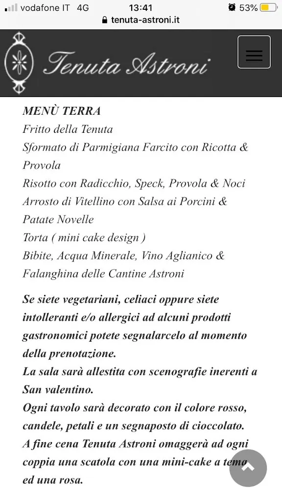 Menu_Tenuta Astroni_Pianura_image_3