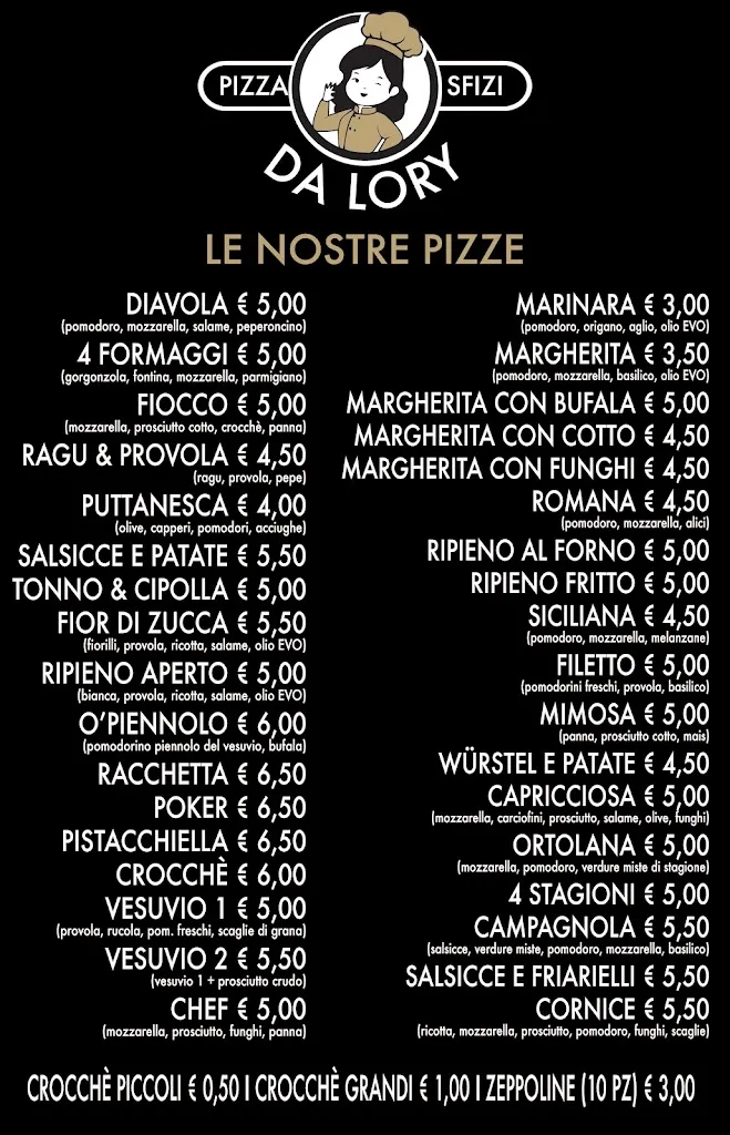 Menu_Pizza e sfizi - da Lory_Pianura_immagine_1