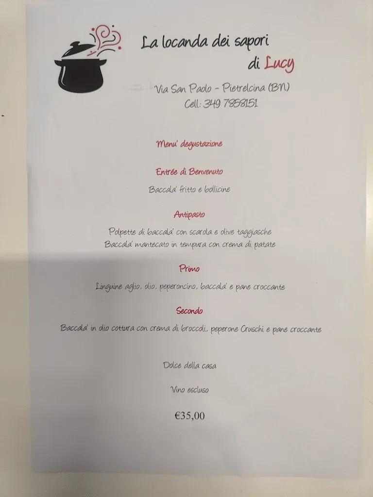 Menu_La Locanda dei sapori di Lucy Rosella_Pietrelcina_image_3