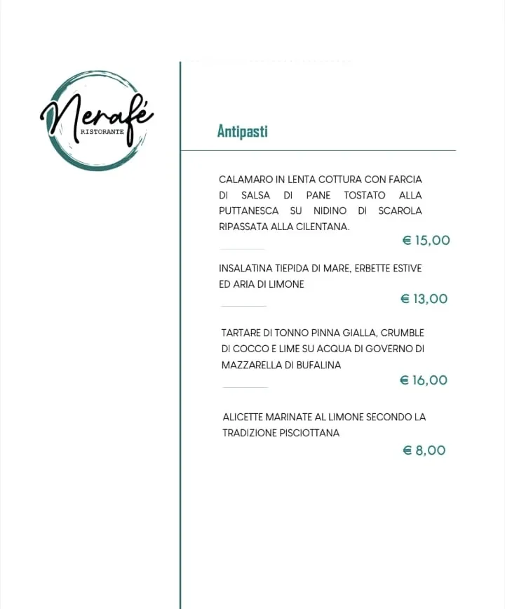 Menu_Nerafè Ristorante_Pisciotta_image_1