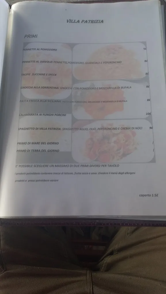 Menu_Villa Patrizia.._Pontelatone_image_2