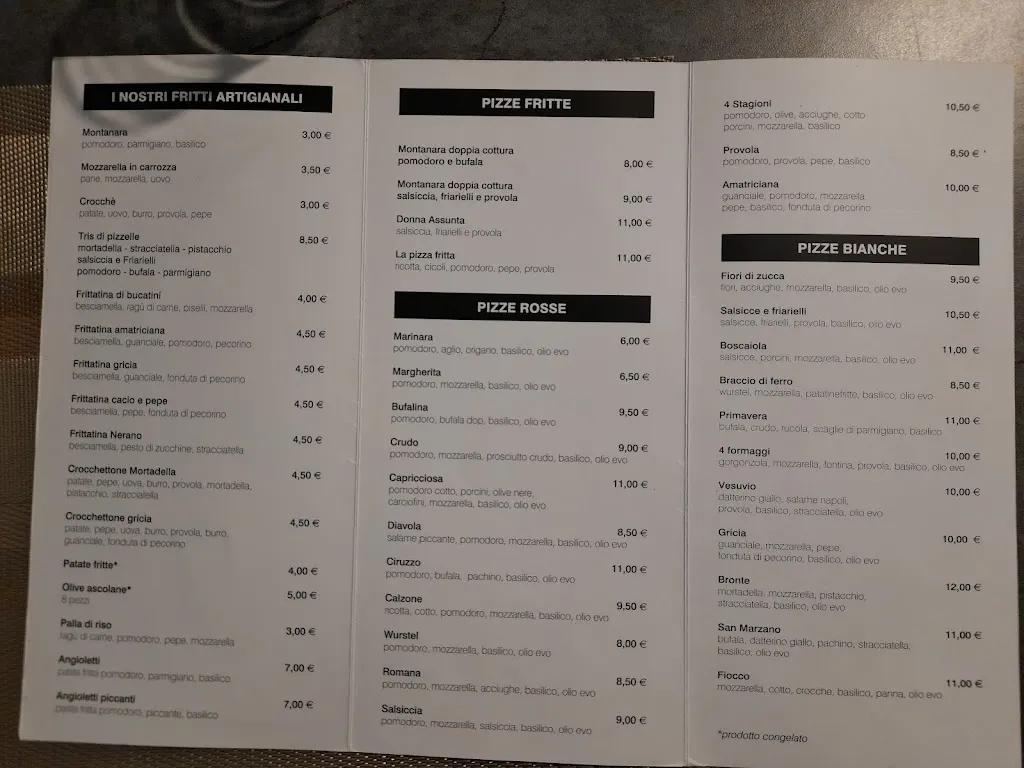 Menu_Pizzeria Napoletana Ponticelli - Torre Maura Roma_Ponticelli_image_1