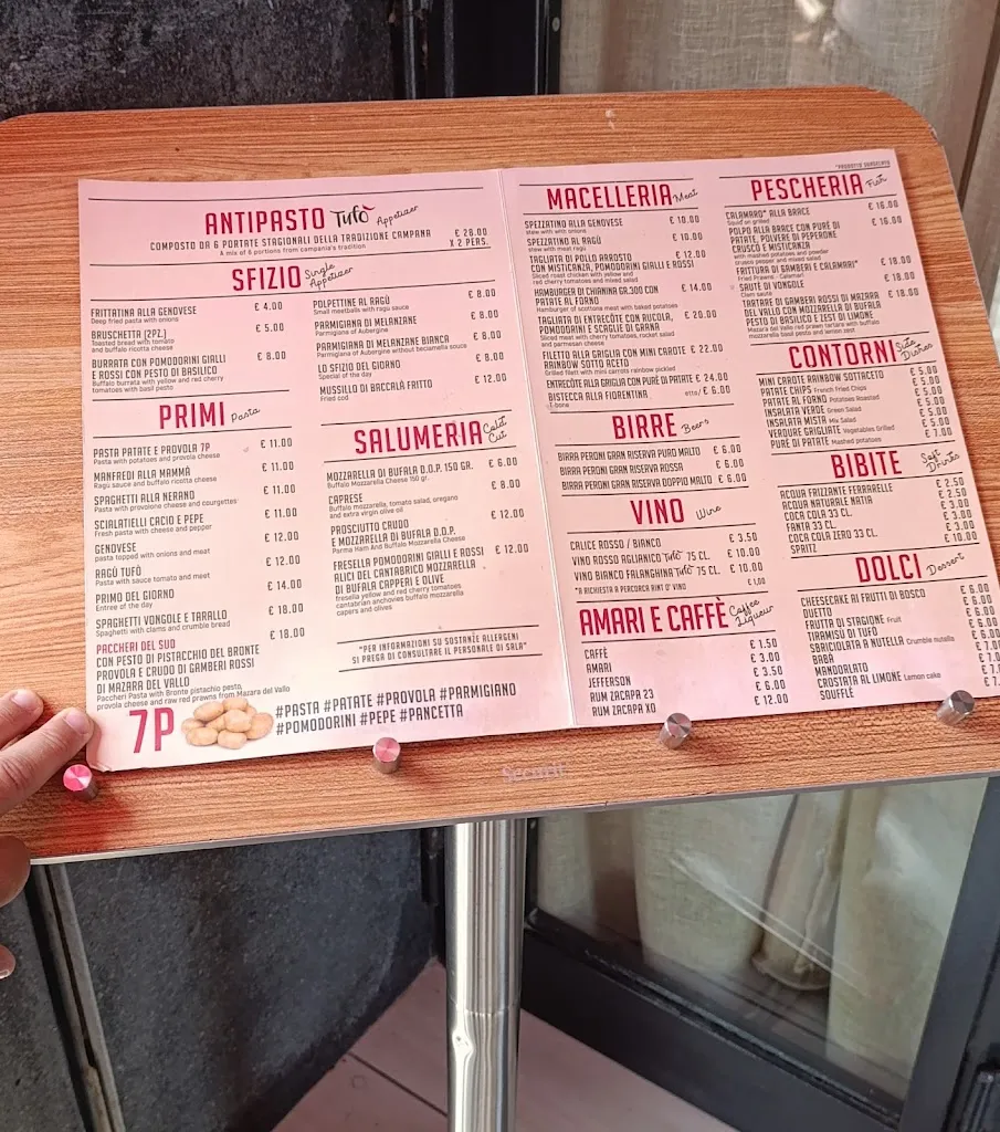 Menu_Tufò - Trattoria Gourmet_Posillipo_image_4