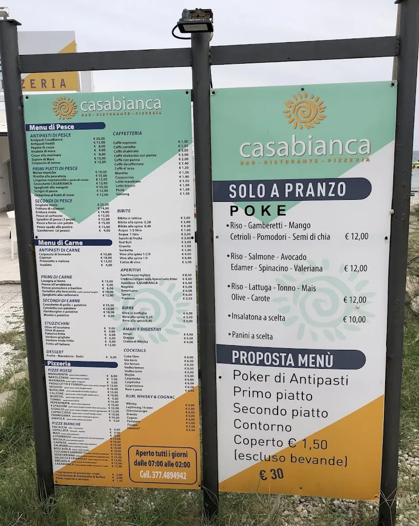 Menu_Casa Bianca - Ristorante_Martinsicuro_image_1