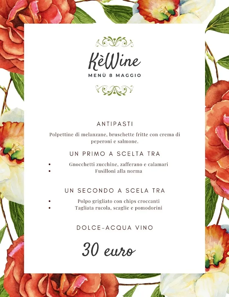 Menu_KéWine_Pomigliano d'Arco_image_4