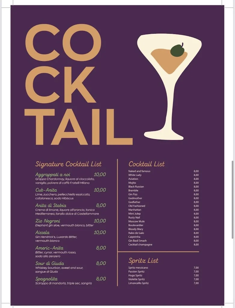 Menu_Anita bistrot_Pomigliano d'Arco_immagine_2