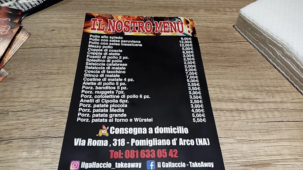 Menu_Il Gallaccio - Girarrosto a legna_Pomigliano d'Arco_image_1