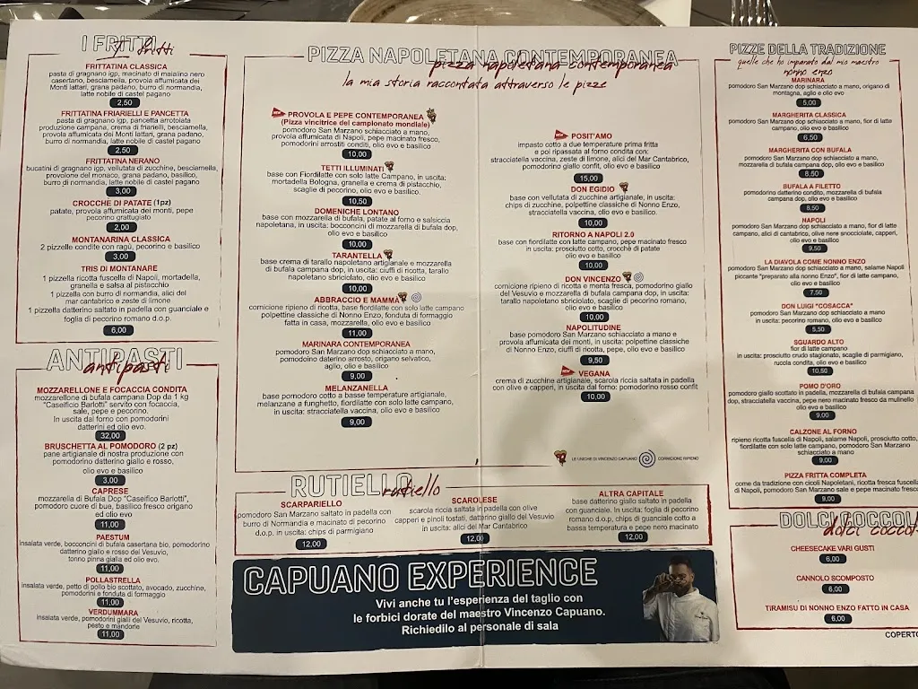 Menu_Pizzeria Vincenzo Capuano Pomigliano D'Arco_Pomigliano d'Arco_image_1