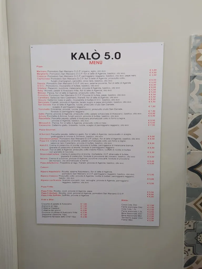 Menu_Ristorante Pizzeria Kalò 5.0_Pomigliano d'Arco_image_1