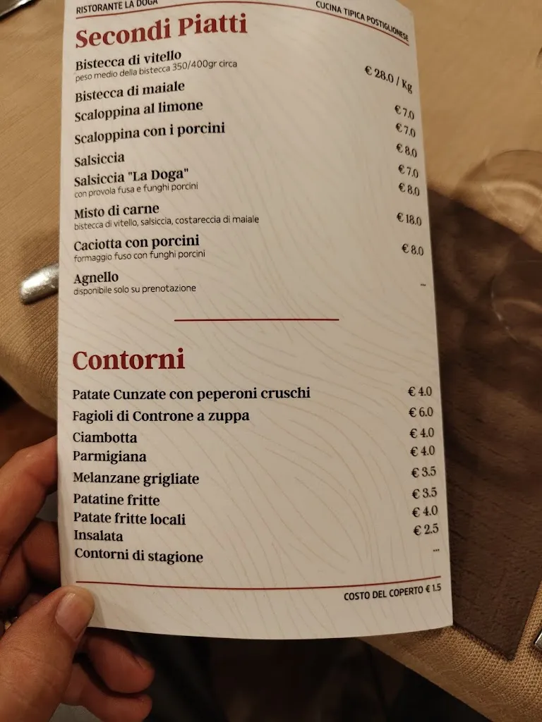 Menu_Ristorante Pizzeria - La Doga_Postiglione_image_2