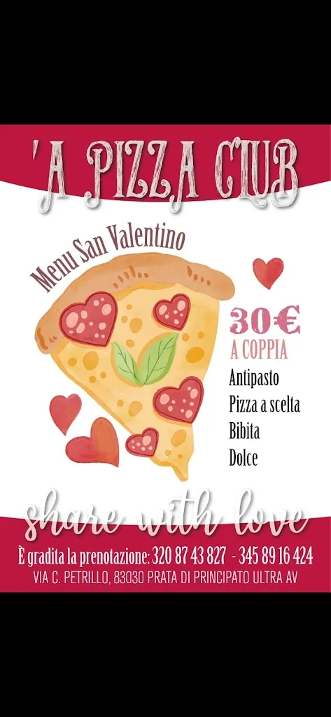 Menu_'A PIZZA CLUB_Prata di Principato Ultra_image_1