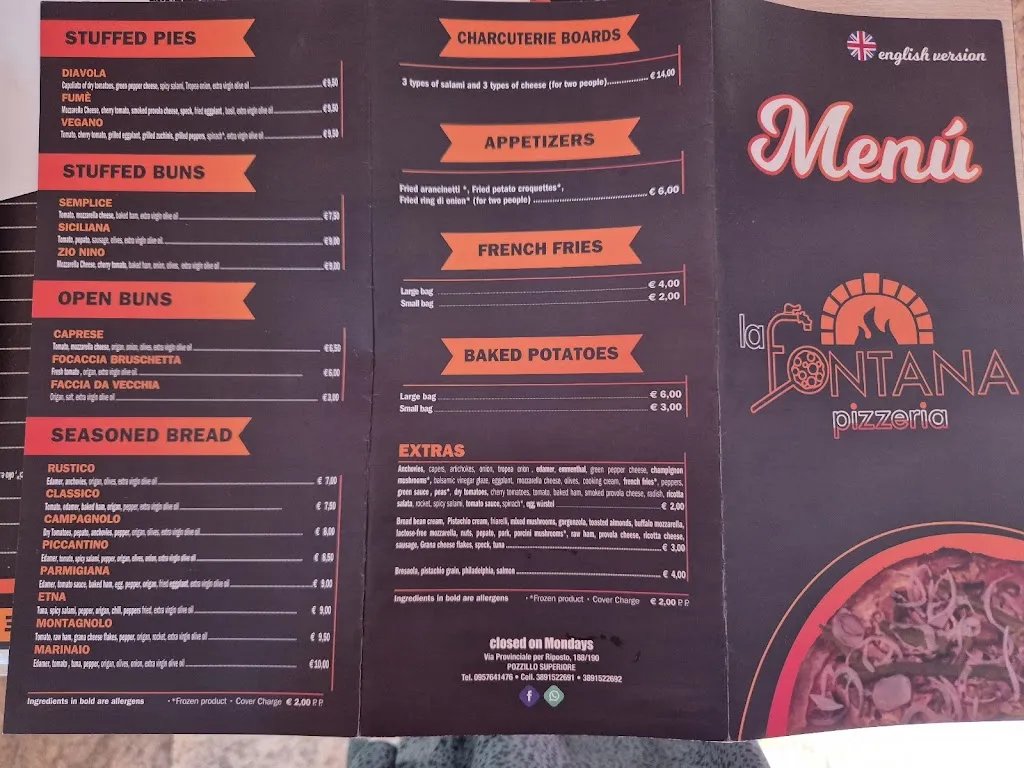 Menu_Pizzeria La Fontana_Pozzillo_image_2