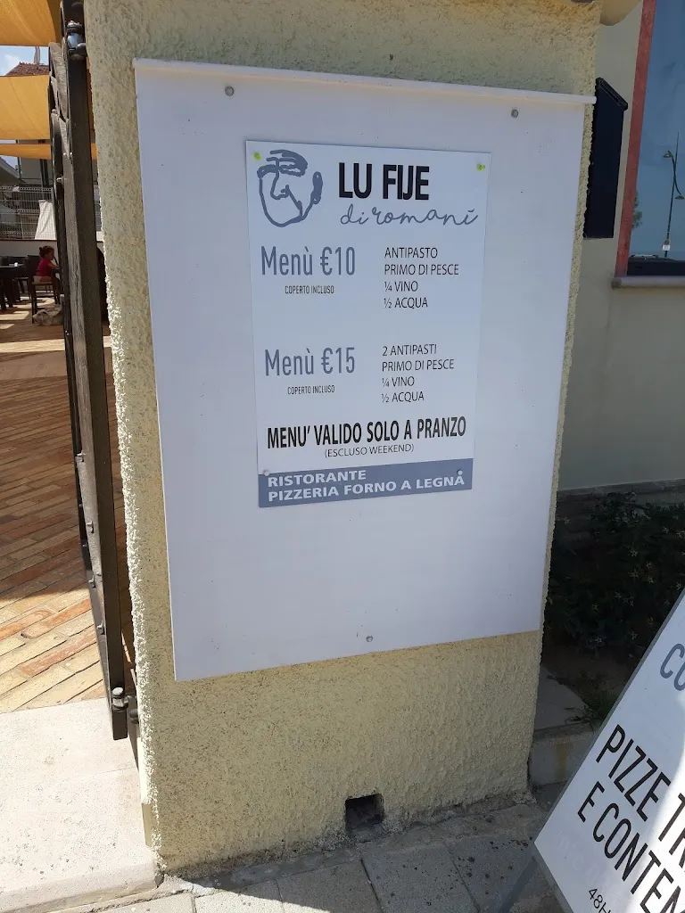 Menu_Lu Fije di Romanì - Pizzeria Ristorante a Martinsicuro - Pizza e Pesce di Tradizione dal 1975_Martinsicuro_image_3