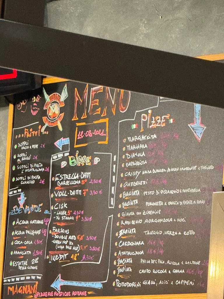 Menu_Magnani Pizzerie Rustiche Romane_Provincia di Caserta_image_1