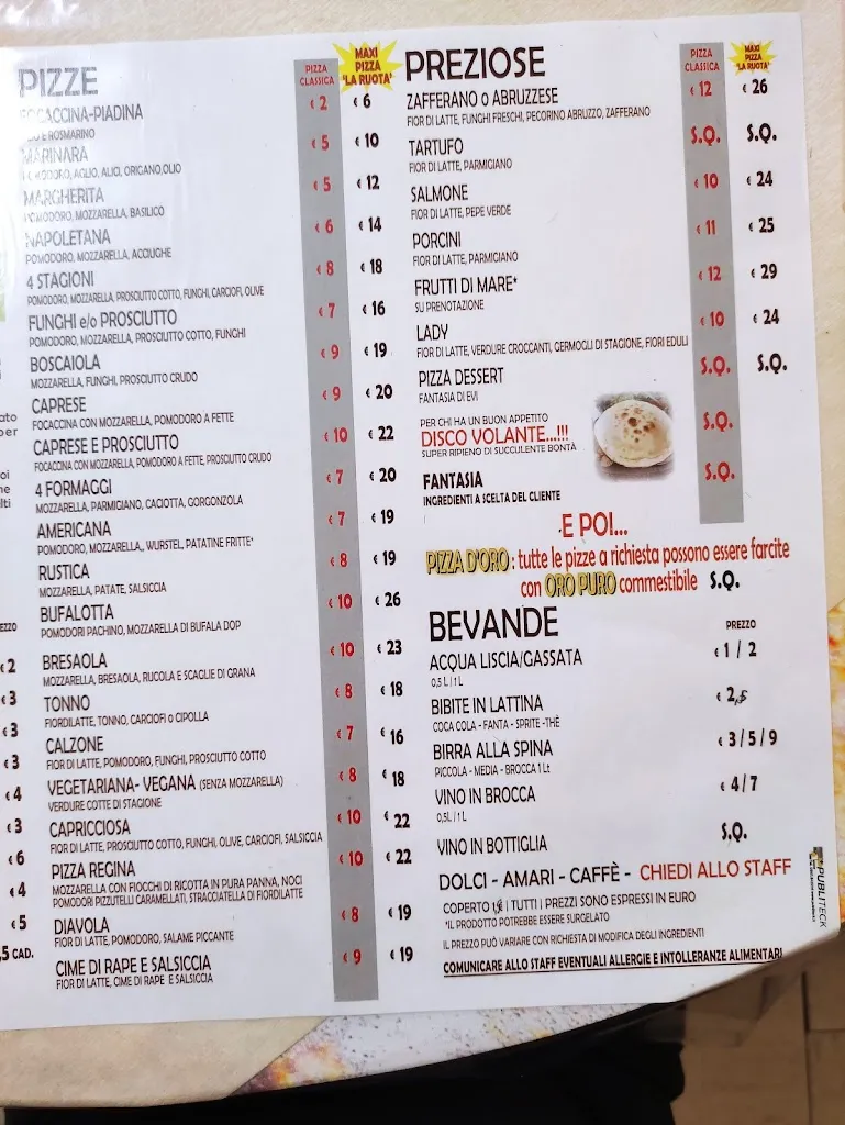 Menu_La Ruota di Evandro - Pizzeria_Martinsicuro_immagine_2