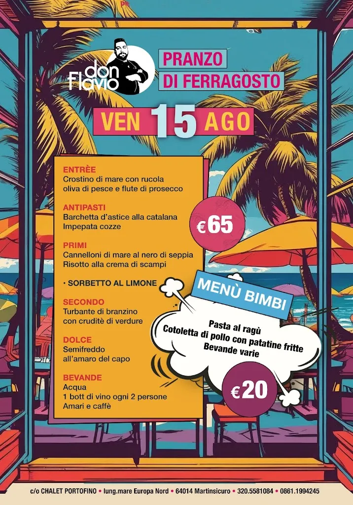 Menu_Chalet Ristorante Portofino_Martinsicuro_immagine_1
