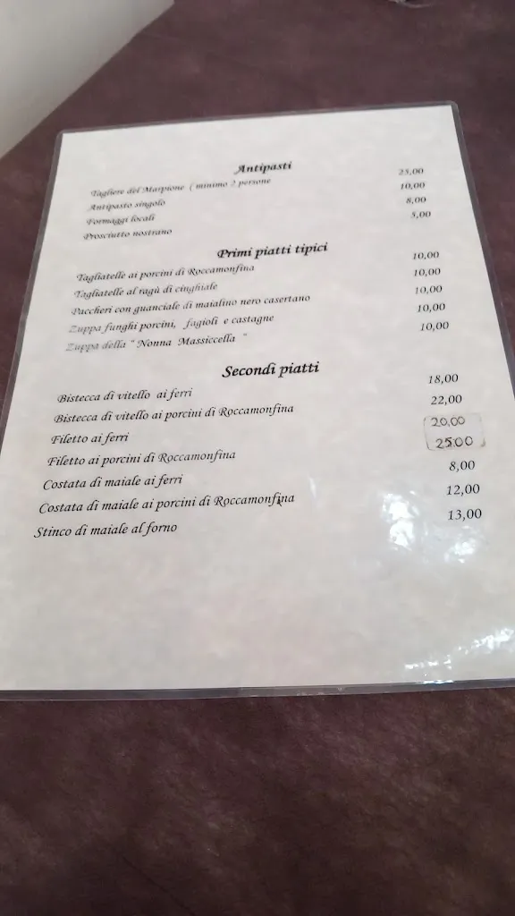 Menu_Ristorante Pizzeria “Il Vulcano “ dal Marpione_Roccamonfina_image_2