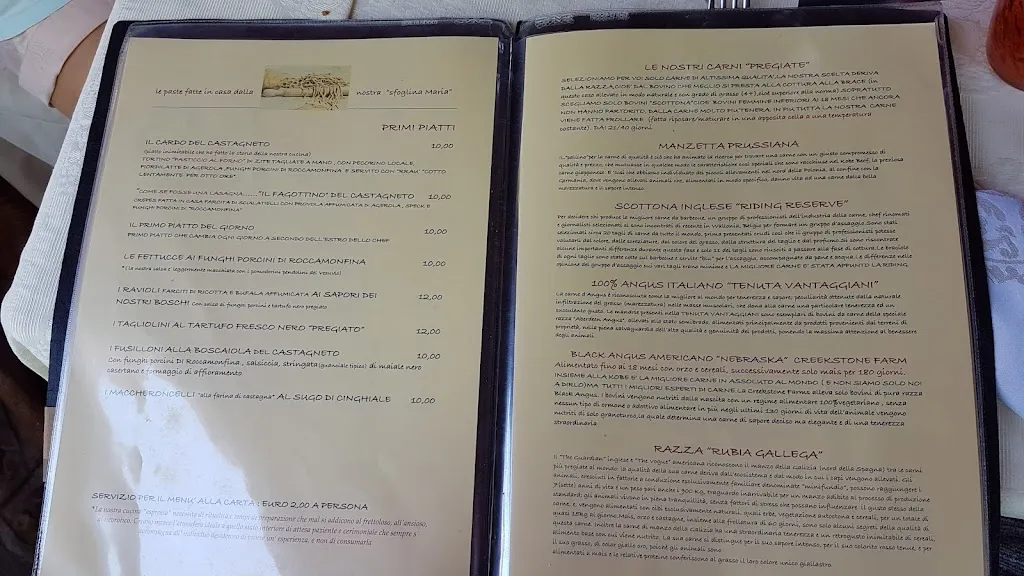 Menu_Il Castagneto Oasi Di Campagna Roccamonfina_Roccamonfina_immagine_1