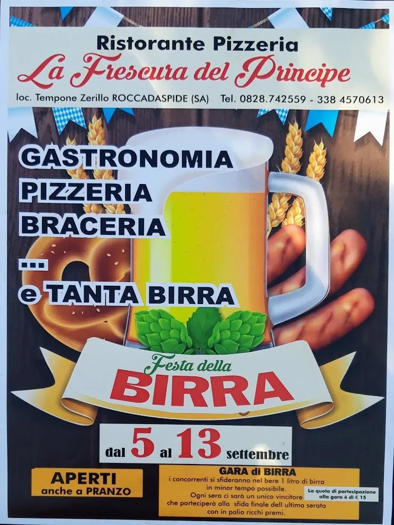 Menu_Bar Ristorante Pizzeria La Frescura del Principe di D'Angelo Carmine_Roccadaspide_image_2